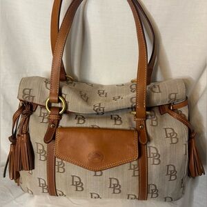 DOONEY & BOURKE Florentine Jacquard - The Smith Bag-Large Authentic with COA GUC
